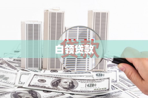 双城白领贷款
