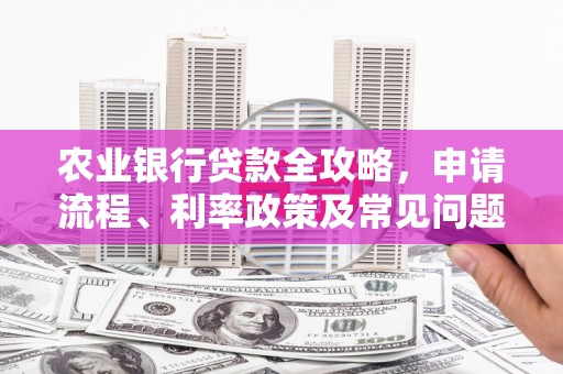 双城农业银行贷款全攻略，申请流程、利率政策及常见问题解析