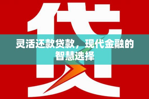 双城灵活还款贷款，现代金融的智慧选择