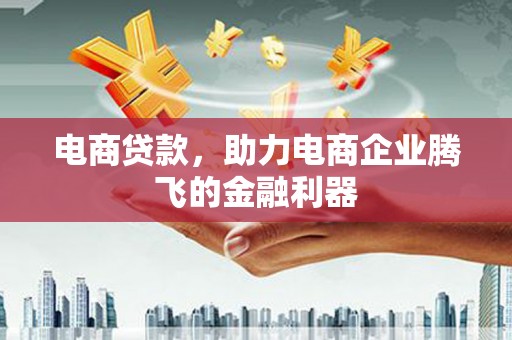 双城电商贷款，助力电商企业腾飞的金融利器