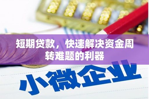 双城短期贷款，快速解决资金周转难题的利器