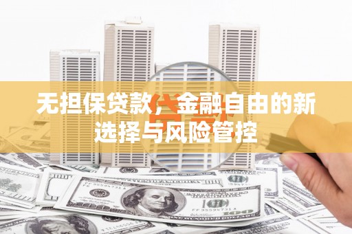 双城无担保贷款，金融自由的新选择与风险管控