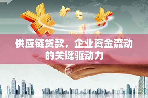双城供应链贷款，企业资金流动的关键驱动力