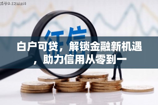 双城白户可贷，解锁金融新机遇，助力信用从零到一