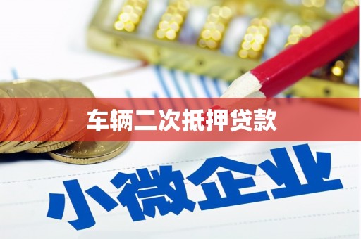 双城车辆二次抵押贷款