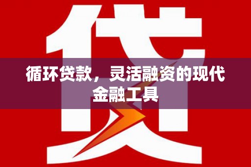 双城循环贷款，灵活融资的现代金融工具