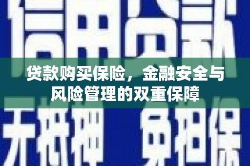 双城贷款购买保险，金融安全与风险管理的双重保障