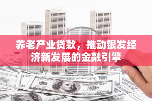 双城养老产业贷款，推动银发经济新发展的金融引擎
