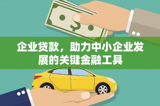 双城企业贷款，助力中小企业发展的关键金融工具