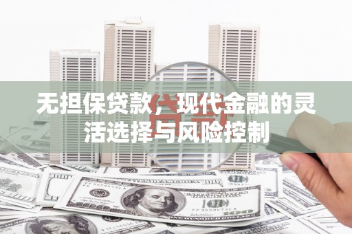 双城无担保贷款，现代金融的灵活选择与风险控制