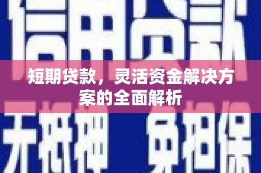 双城短期贷款，灵活资金解决方案的全面解析
