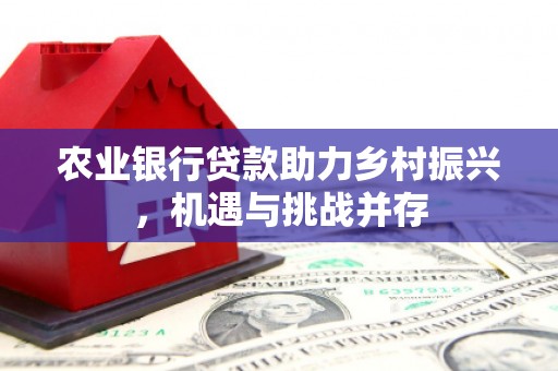 双城农业银行贷款助力乡村振兴，机遇与挑战并存