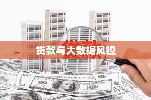 双城贷款与大数据风控