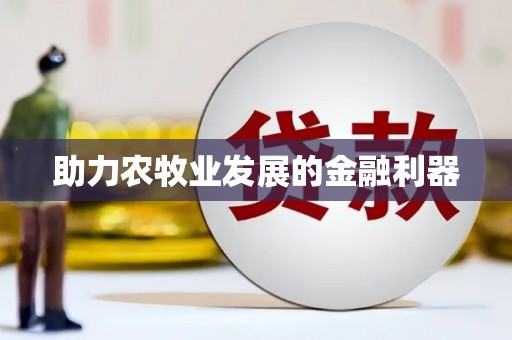 双城助力农牧业发展的金融利器