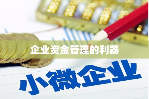 双城企业资金管理的利器